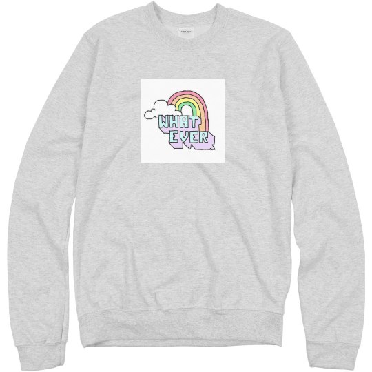 Whatever Vintage Rainbow Sweater