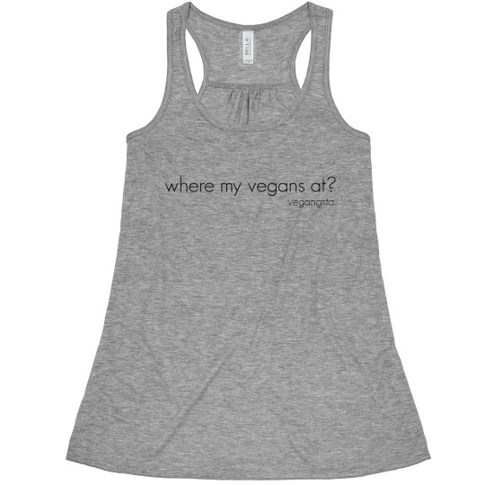where my vegans racerback