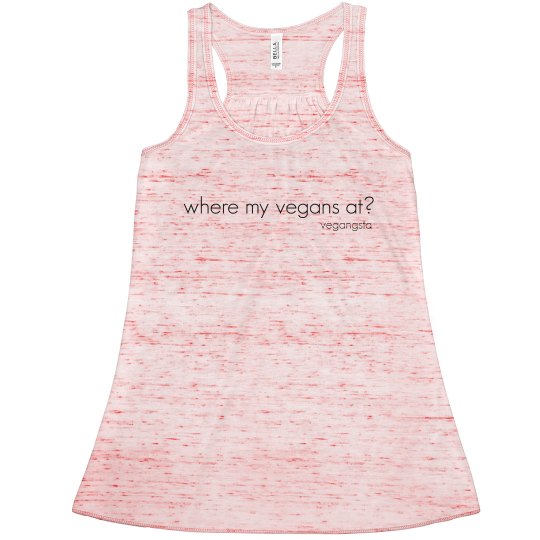where my vegans racerback