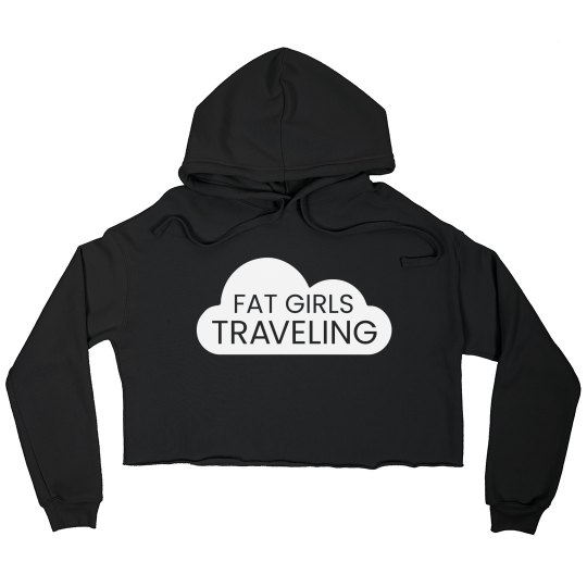 White Cloud Cropped Sweatshirt 