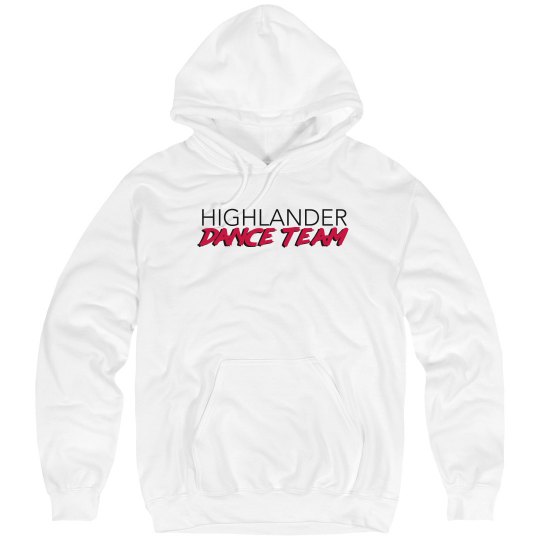 White Hanes Unisex Hoodie