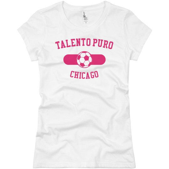 White Junior Fit Tee