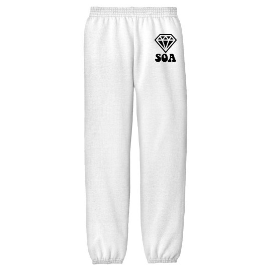 White SOA Pants