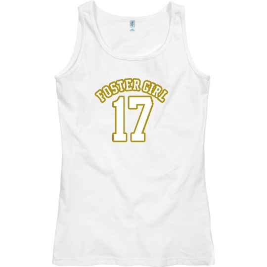 White Tank with white writing