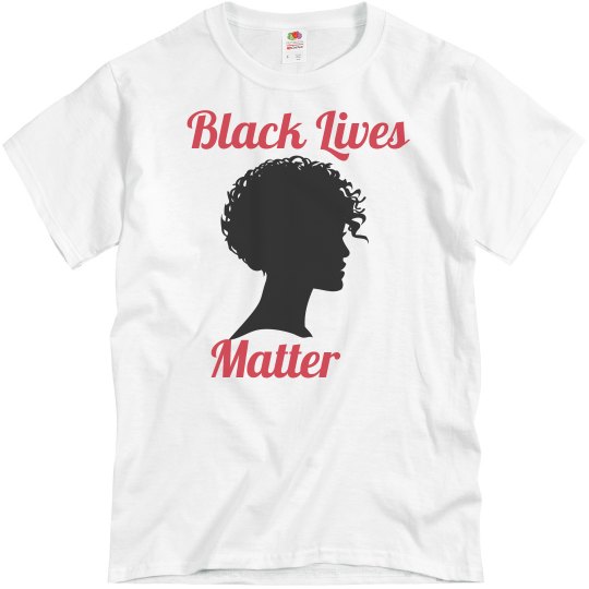 White tee w/black graphic White tee w/black graphic