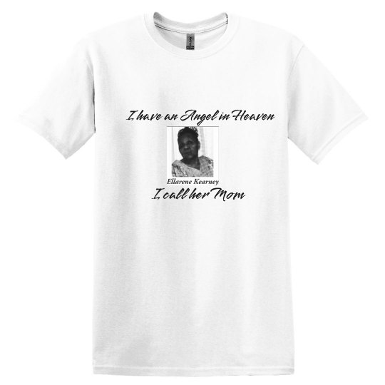 White tee w/ellarene graphic 