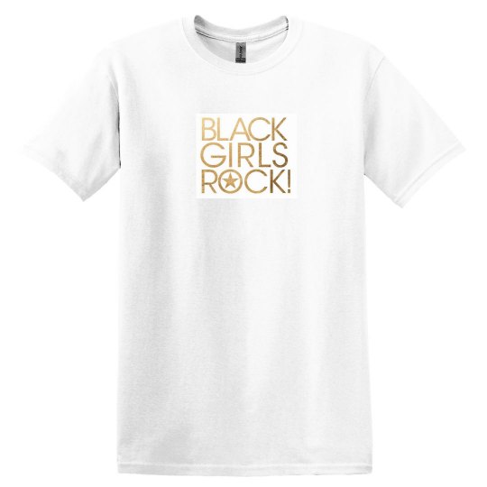 White tee w/gold graphic White tee w/gold graphic