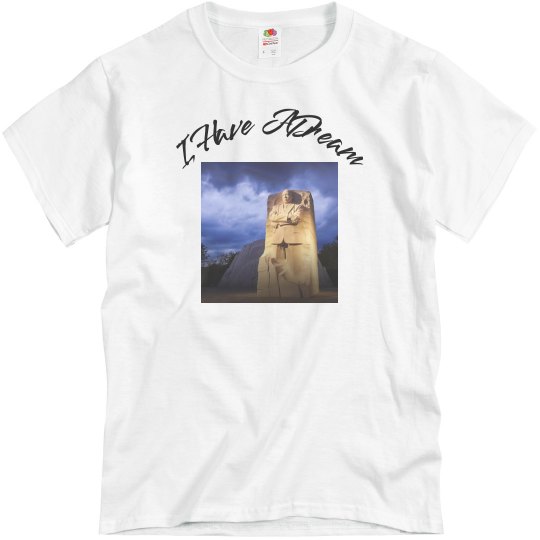 White tee w/MLK graphic 