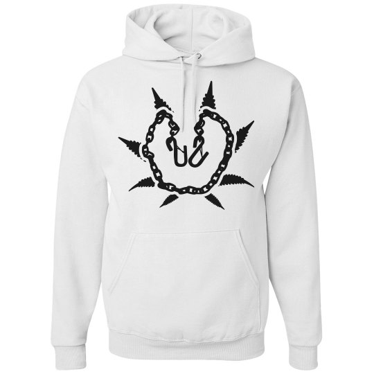 White/Black Munch Hoody