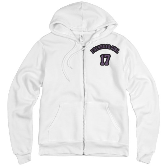 WHITE/PURPLE Warmup Hoodie WHITE/PURPLE Warmup Hoodie