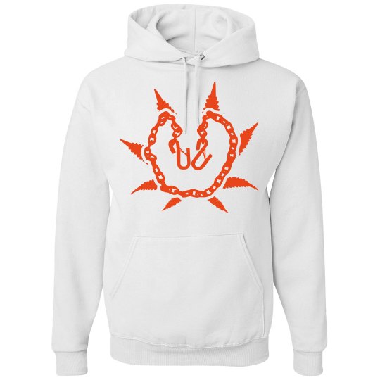 White/Red Munch Hoodie White/Red Munch Hoodie