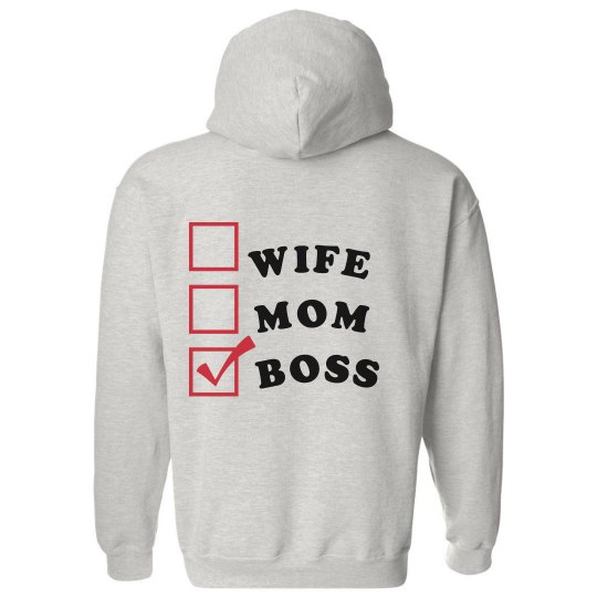 WIFE MOM BOSS hoodie