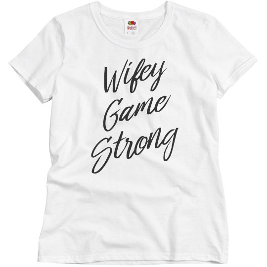 Wifey Game Tee-Grey Wifey Game Tee-Grey
