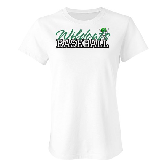 Wildcats Baseball Cat White