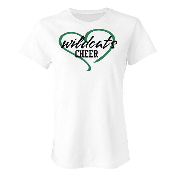 Wildcats Cheer Love White