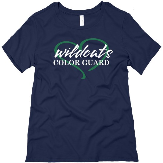 Wildcats Color Guard Love Relaxed Black