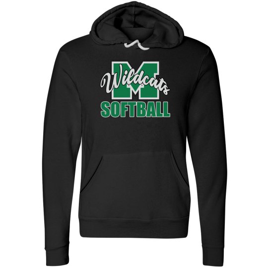 Wildcats Softball M Hoodie