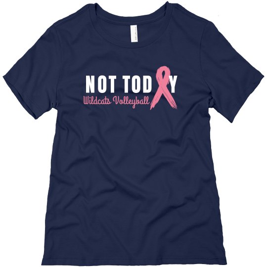 Wildcats Volleyball Breast Cancer Relaxed Not today