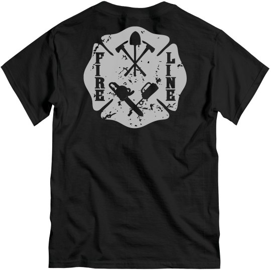 Wildland Firefighter Fire Line Maltese Cross Wildland Firefighter Fire Line Maltese Cross