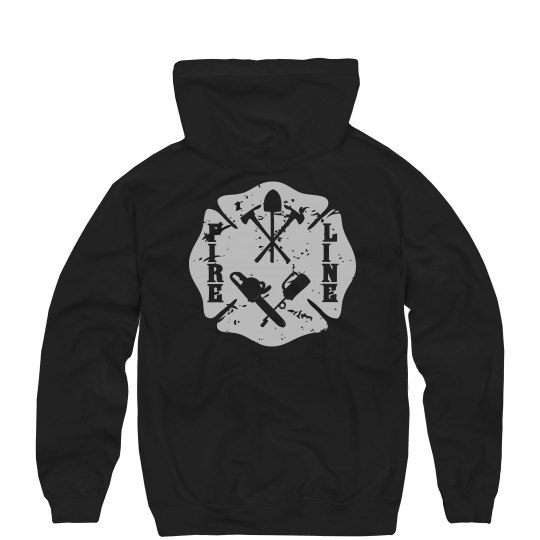 Wildland Firefighter Fire Line Maltese Cross