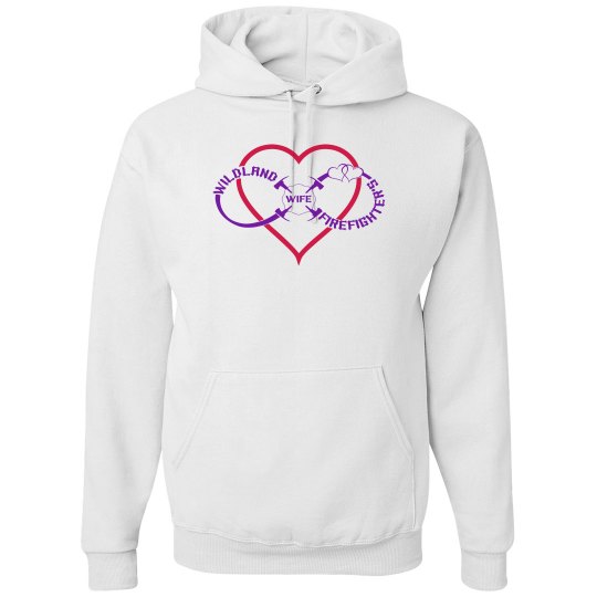 Wildland Firefighter's Wife for Infinity w/heart