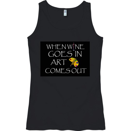 Wine goes in blk tank Wine goes in blk tank