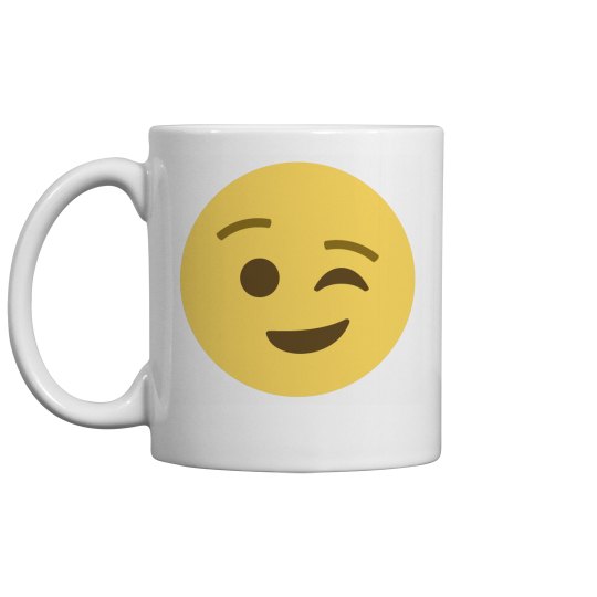 Winking Face Coffee Mug 
