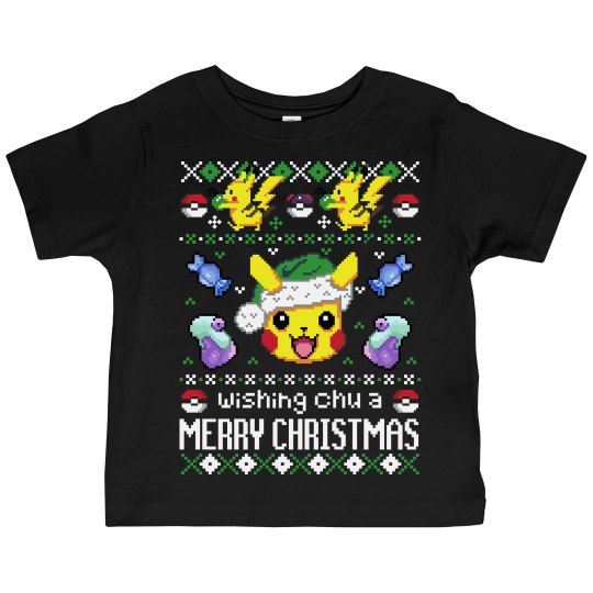 Wishing Chu A Merry Christmas Toddler Tee