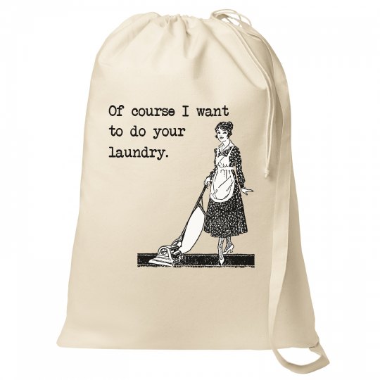 Woman Cleaning Retro