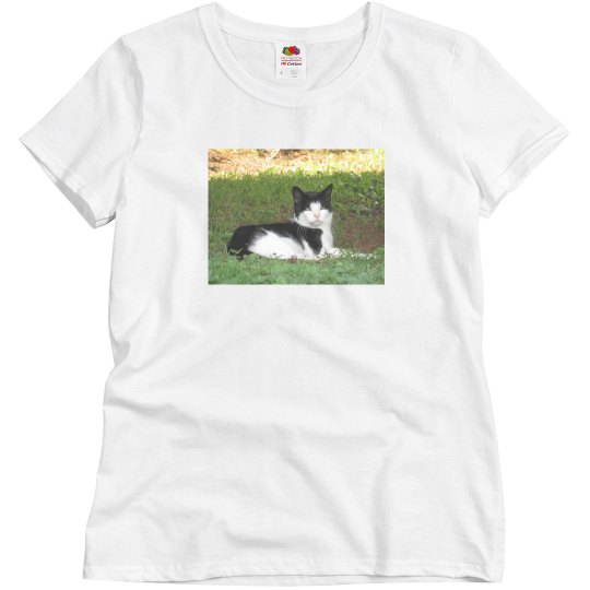 Womans Cat Tee Womans Cat Tee