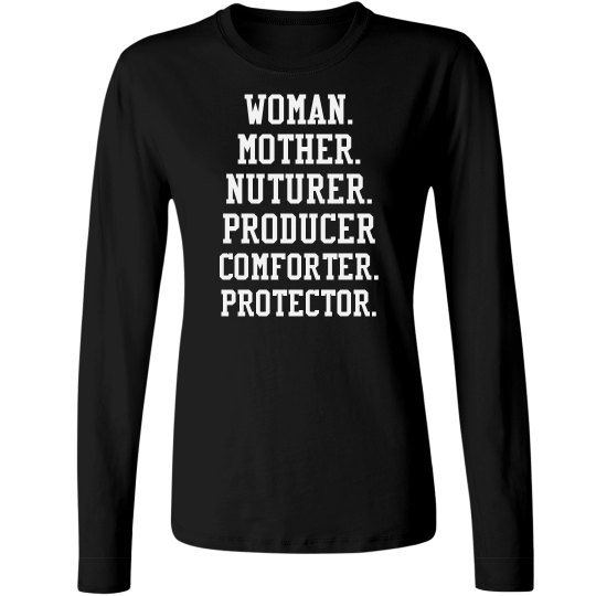 Women Describe Long sleeve blk