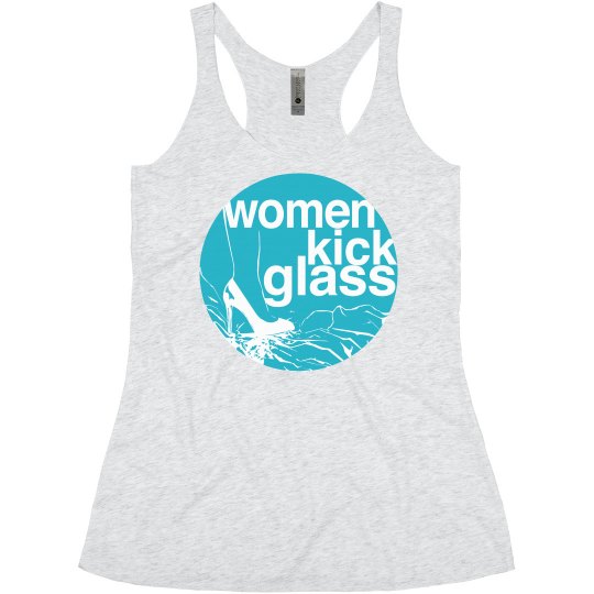 Women Kick Glass Logo Yoga Tee