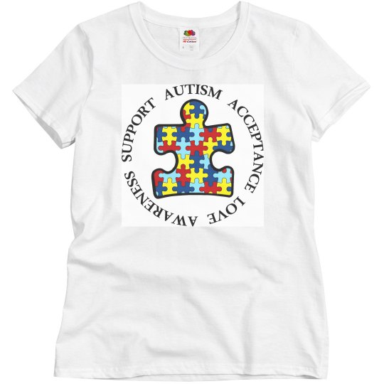 Women/Misses TEAM JENNY Autism Shirt Women/Misses TEAM JENNY Autism Shirt