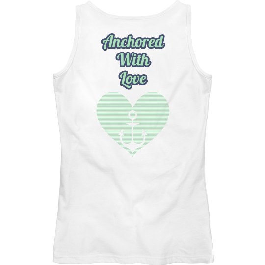 Womens Anchored Love Tank Top Womens Anchored Love Tank Top