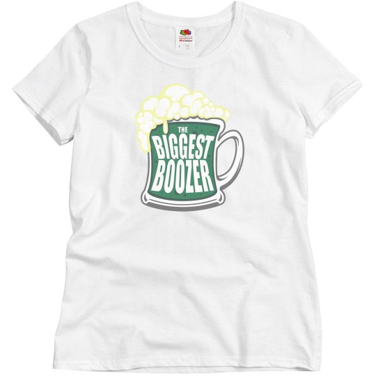Womens Biggest Boozer tee