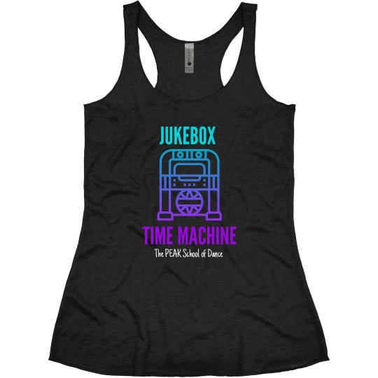 Women's Black Tank - Time Machine