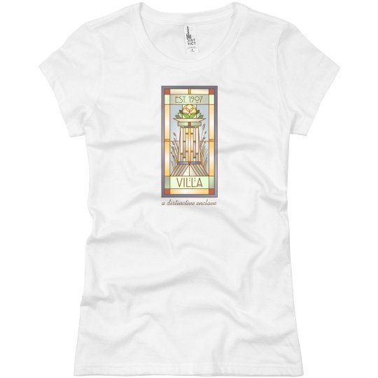 Women's Fitted Villa Big Logo Tee