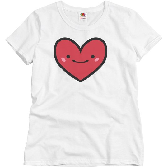 Womens Heart Tee Womens Heart Tee