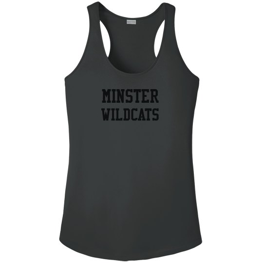 women's minster wildcats - fitness tank