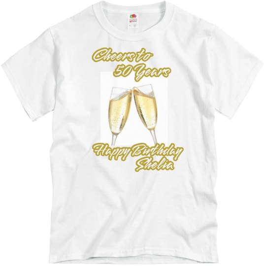 Women's White Birthday Shirt