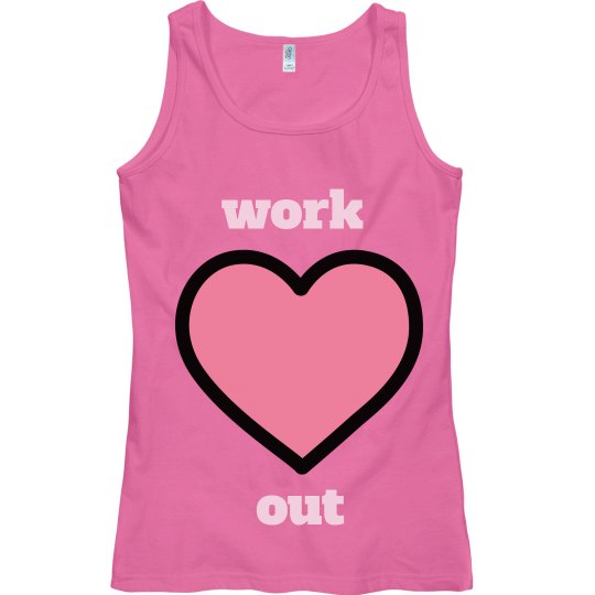 work out women's tank top 