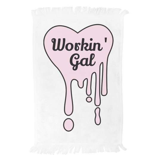 "Workin' Gal" Lucy LaRue Hand Towel
