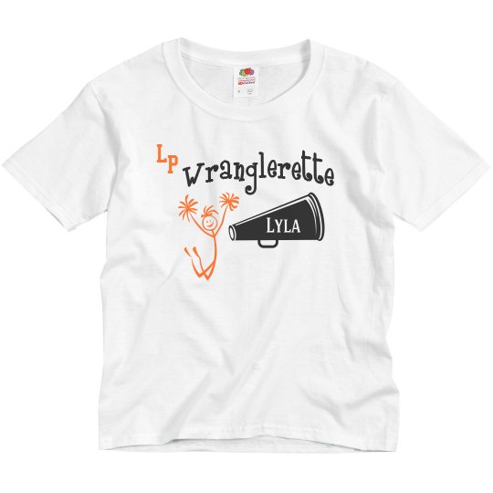Wranglerette tee w/name