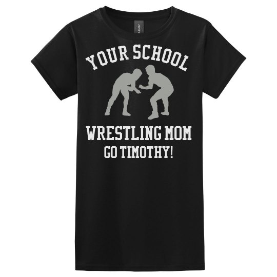 Wrestling Mom Custom - Ladies Basic Softstyle T-Shirt | Customized Girl