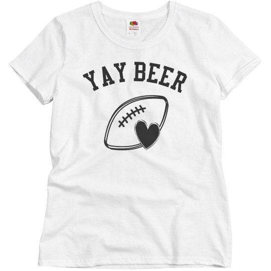 YAY BEER FOOTBALL SHIRT
