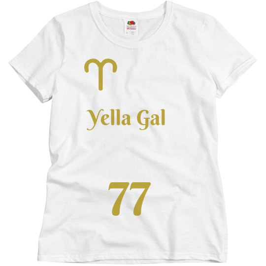 Yella gal 77 shirt