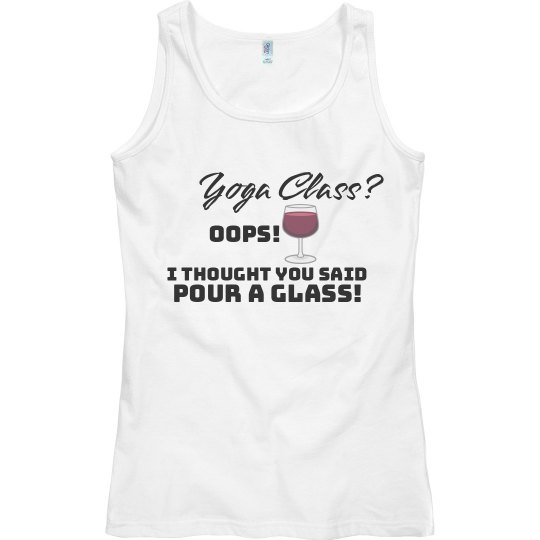 Yoga Class Tank white