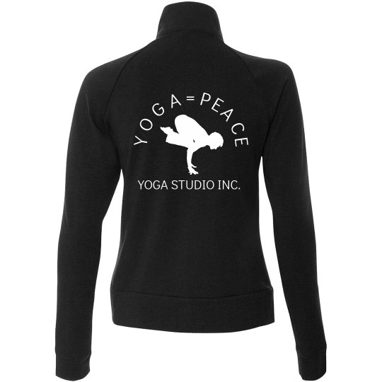 Yoga Studio Jacket - Slim Fit Practice Jacket | Customized Girl