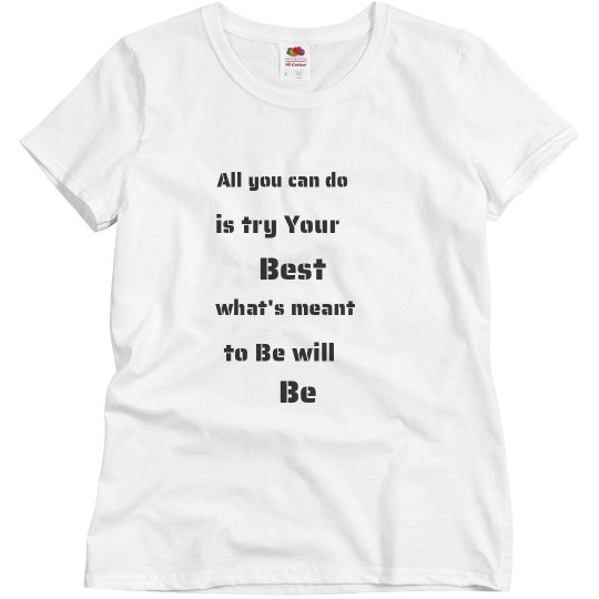 you will be the best