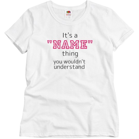 You wouldn't understand